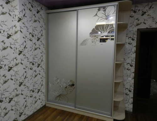 Шкаф с пескоструйным рисунком в Москве